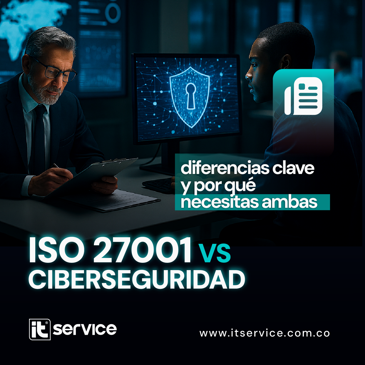 ISO 27001 vs Ciberseguridad: diferencias clave y por qué necesitas ambas